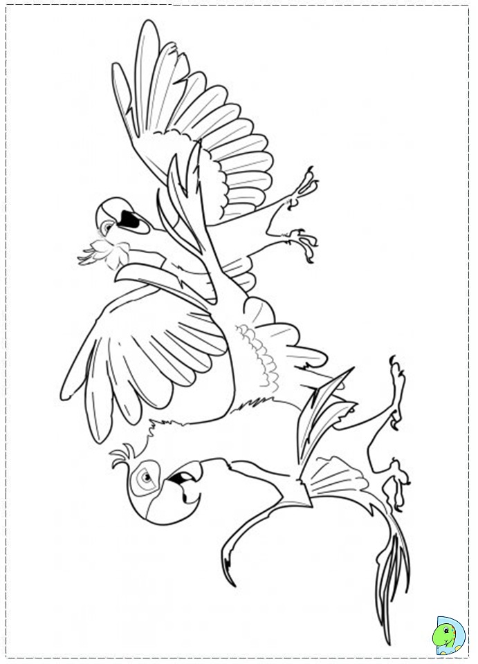 Rio coloring page