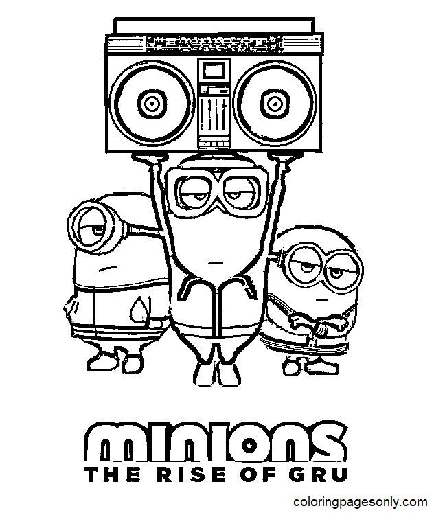 Minions the rise of gru coloring pages coloring pages free printable coloring pages printable coloring pages