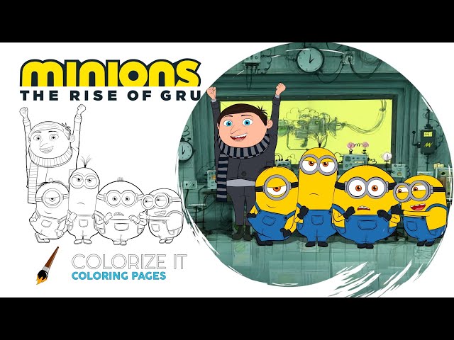How to color inions inions coloring book