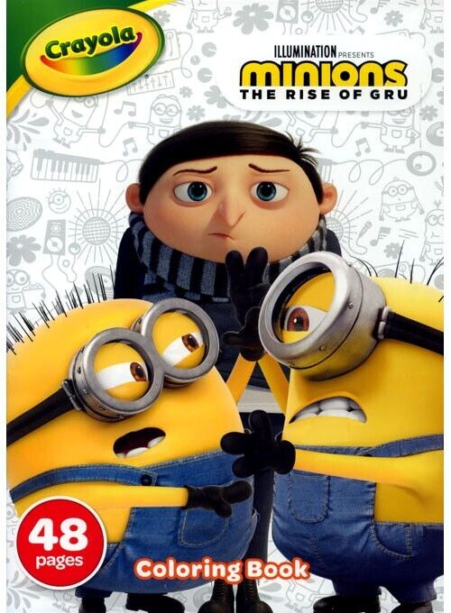 Minions rise of gru coloring book rare unused