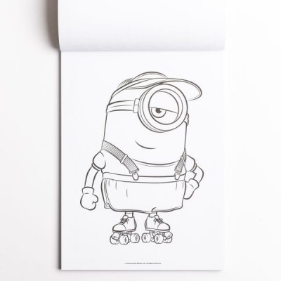 Minions jumbo colouring pad