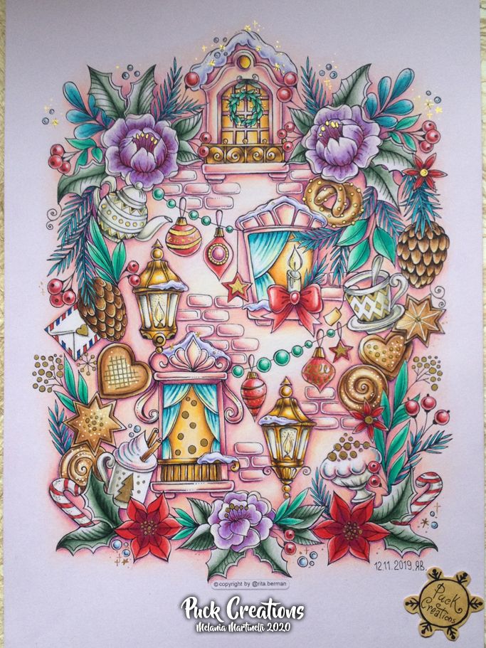 A christmas freebie by rita berman ritaberman coloring book art adult coloring inspiration color pencil art