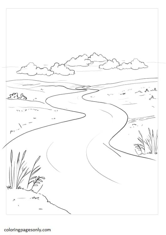 Rivers coloring pages printable for free download