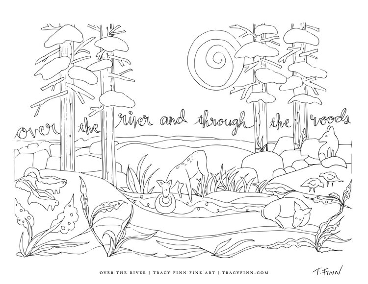 Coloring pages â tracy finn