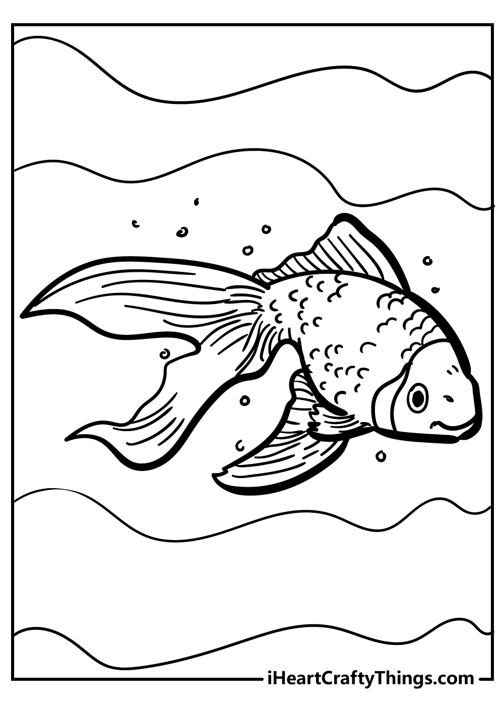 Fish coloring pages free printables