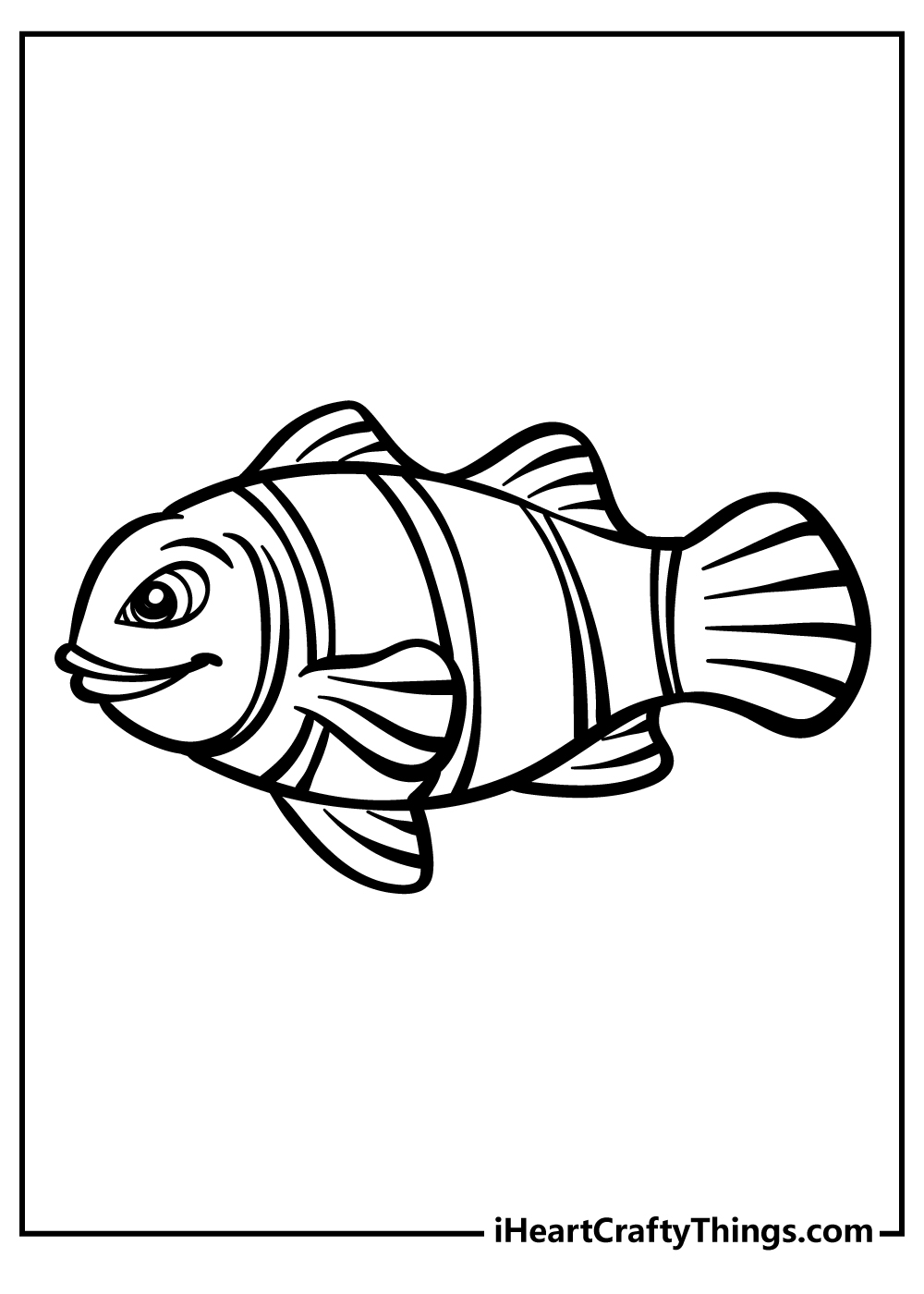 Fish coloring pages free printables