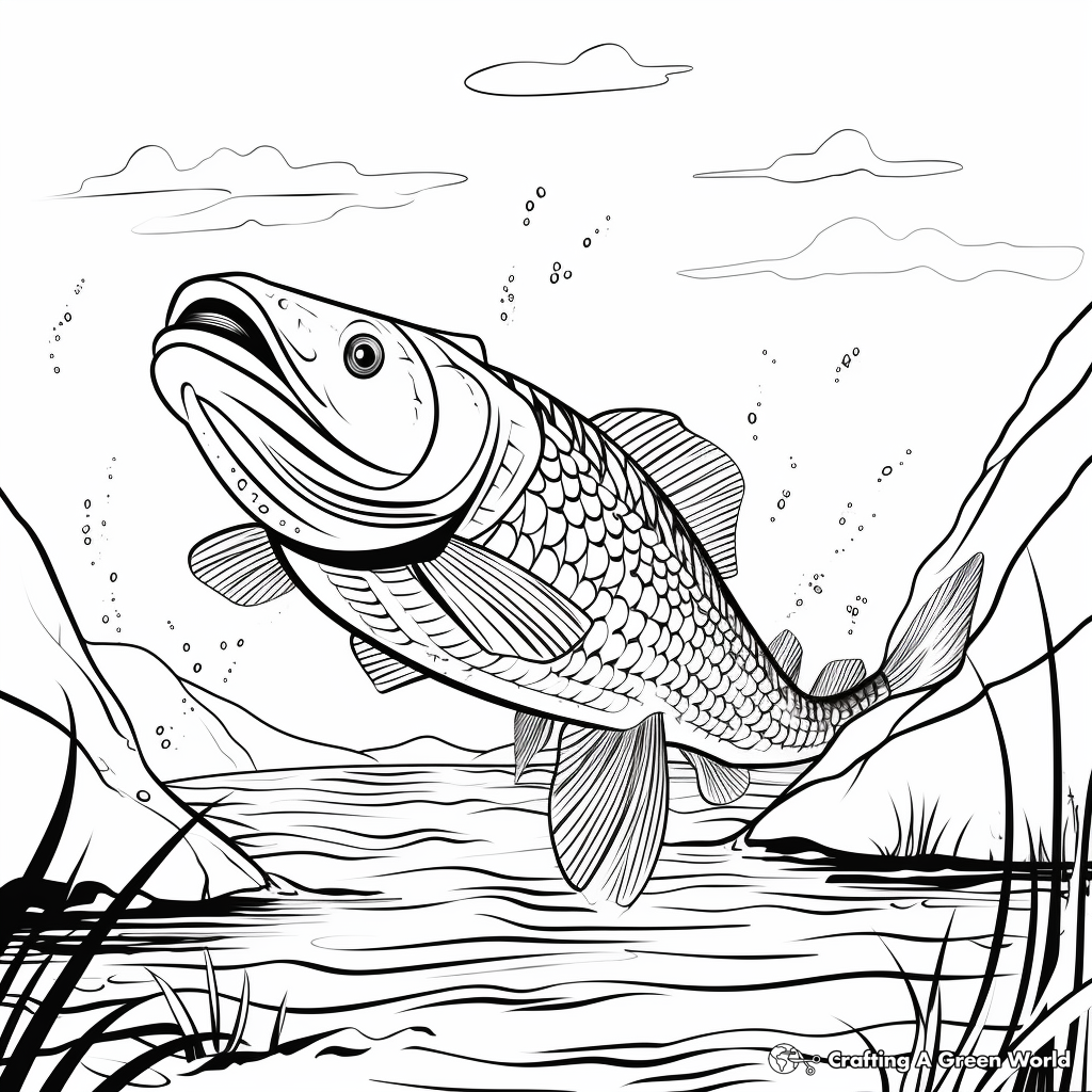 Pike coloring pages