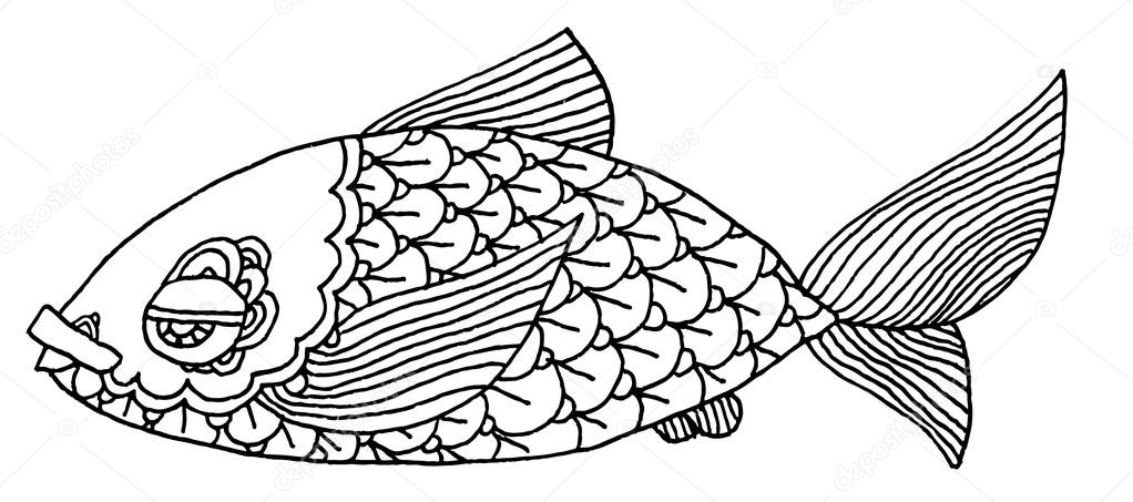 Design of river fish stock vector by annasuchkova