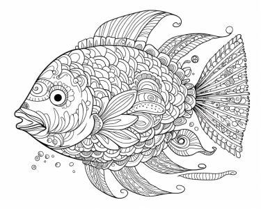 Printable fish pages