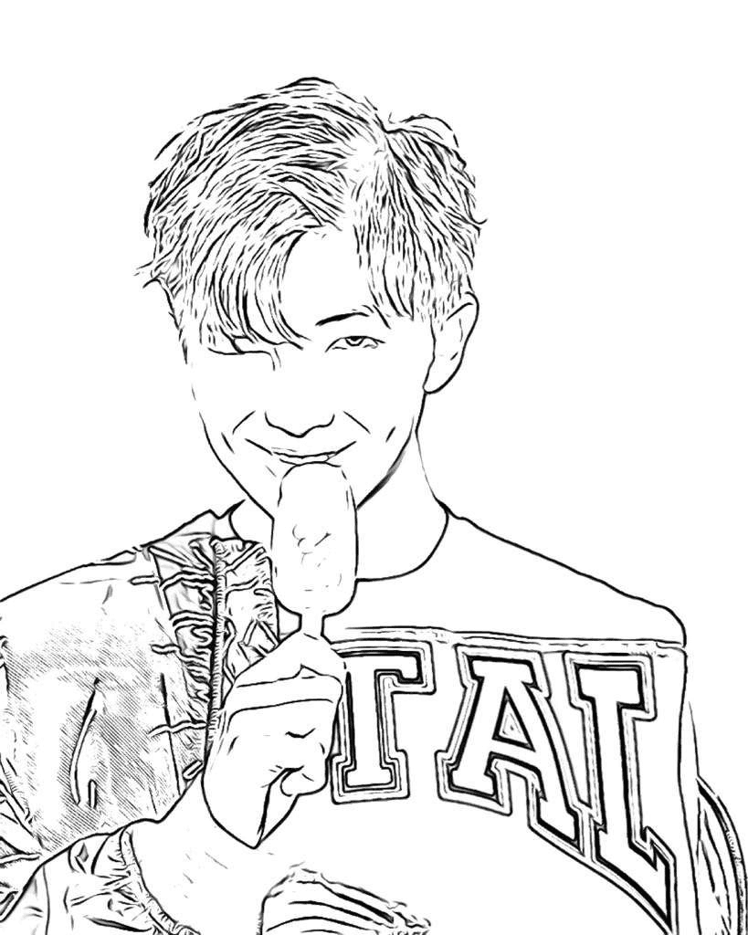 Bts coloring pages printable for free download