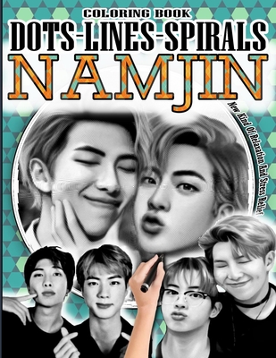 Namjin dots lines spirals coloring book jin rm coloring book