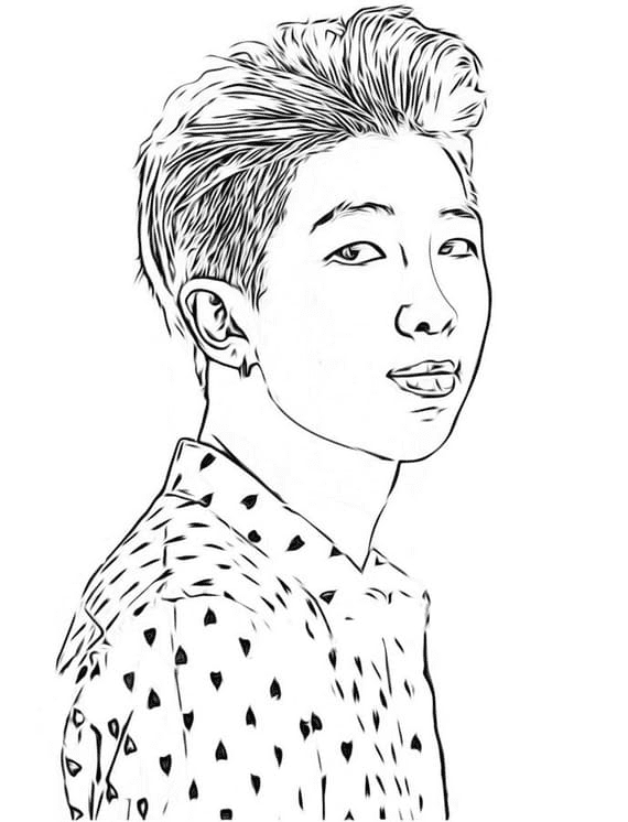 Bts coloring pages printable for free download