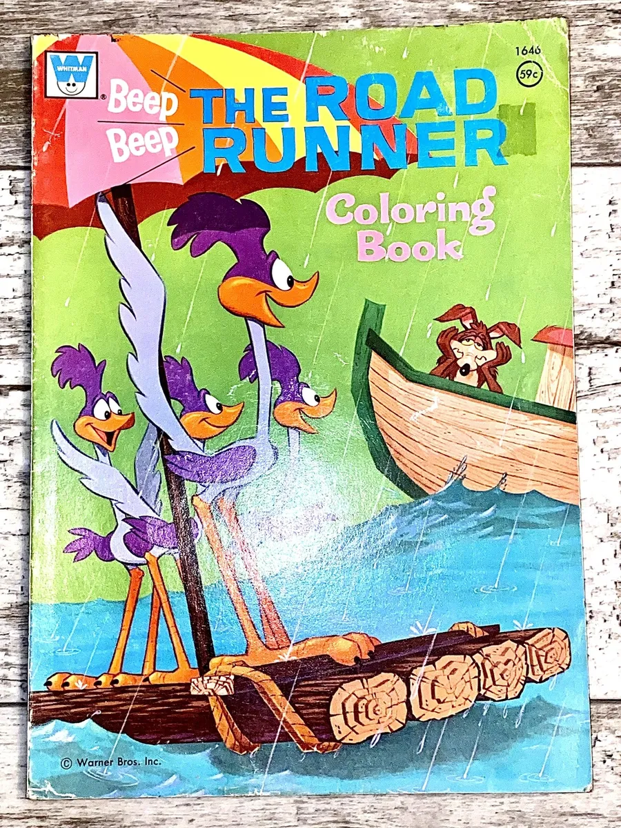 Rare the road runner coloring book whitman publishing wile e coyote