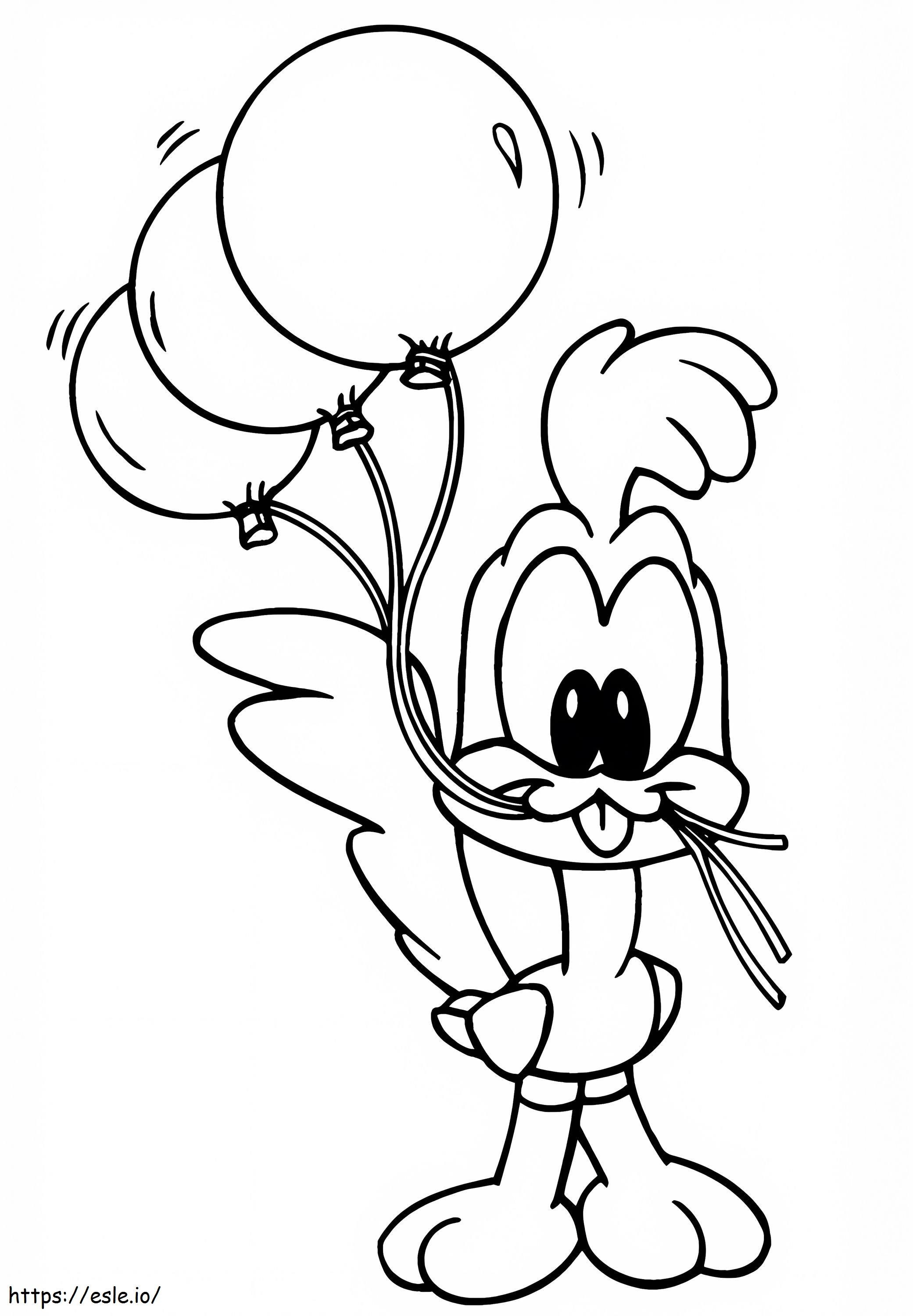 Baby road runner coloring page