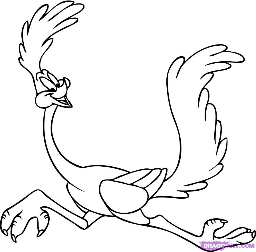 Roadrunner looney coloring cartoon coloring pages coloring pictures coloring pages