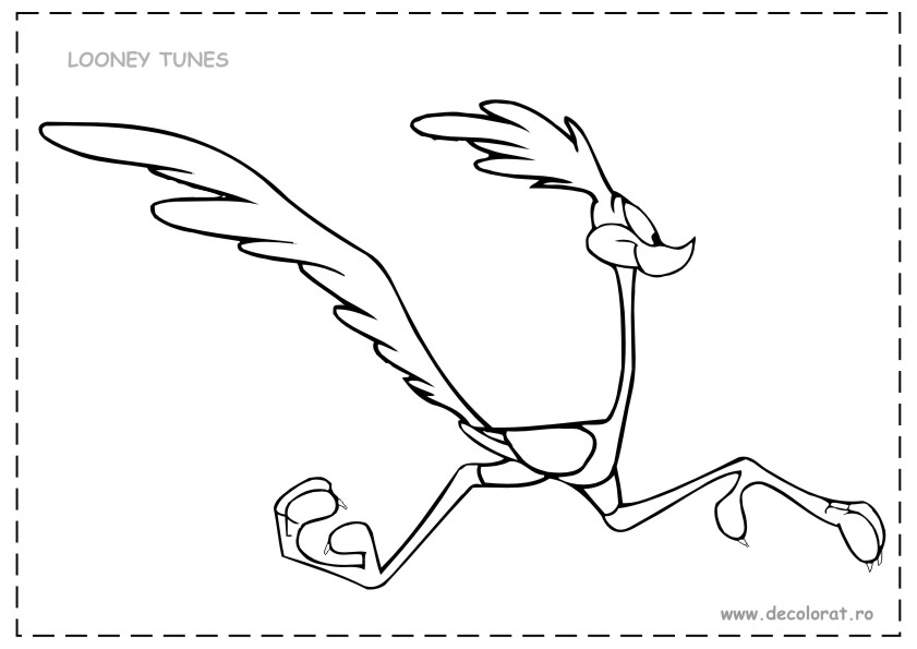 Road runner and wile e coyote cartoons â free printable coloring pages