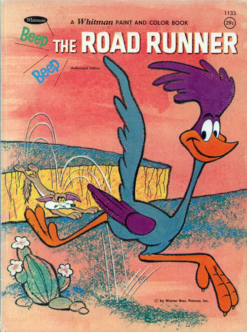 Road runner coloring books coloring books at retro reprints