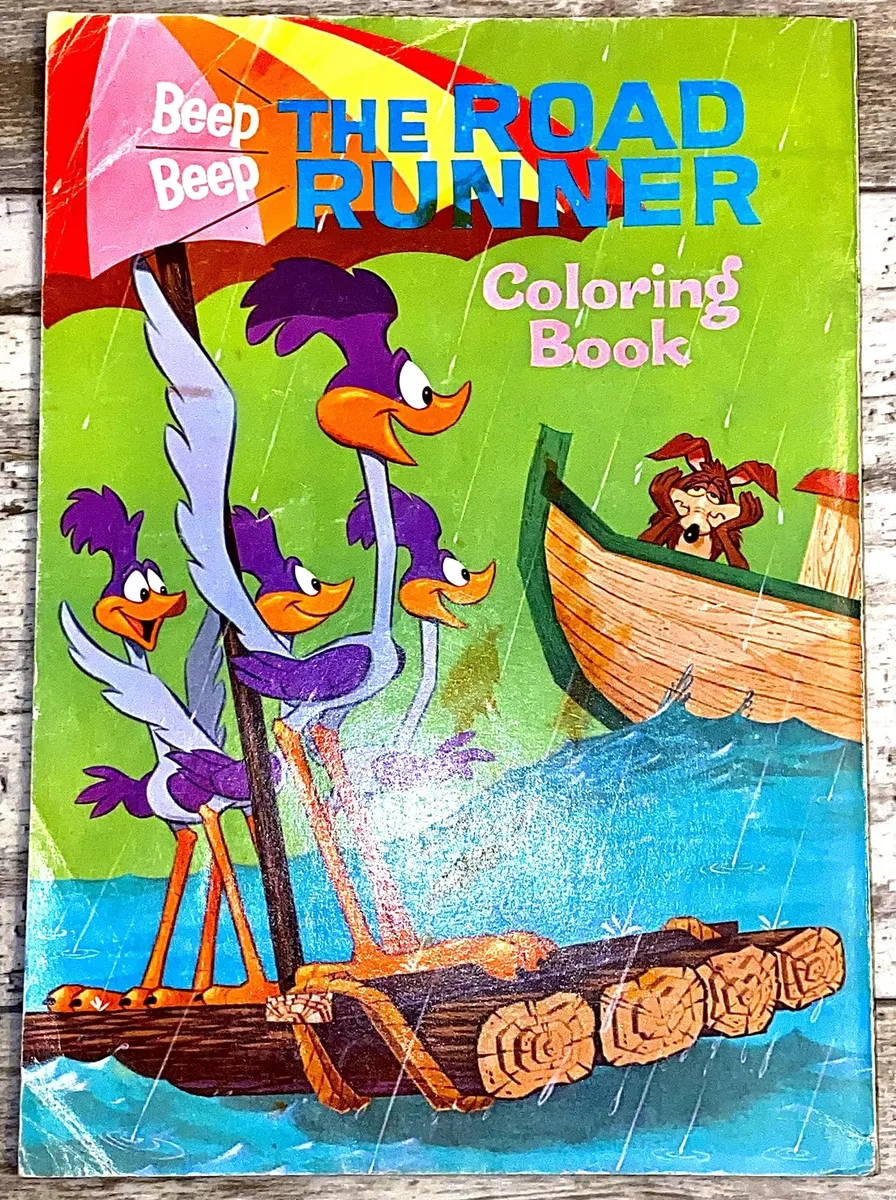 Rare the road runner coloring book whitman publishing wile e coyote