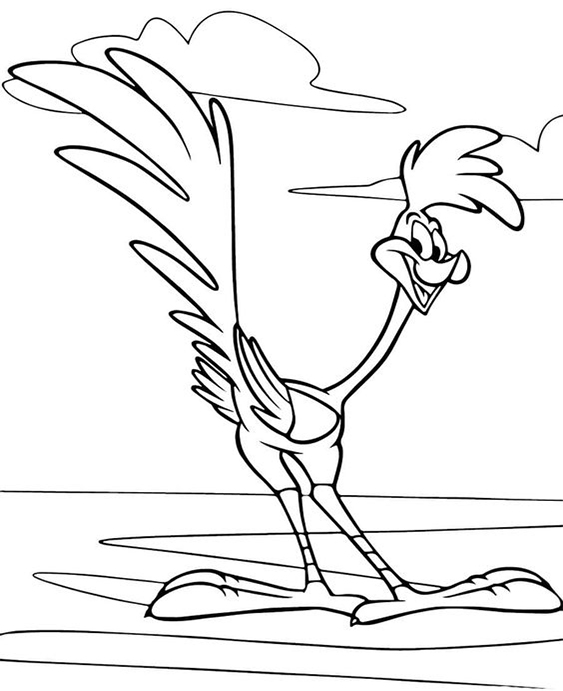 Free easy to print looney tunes coloring pages