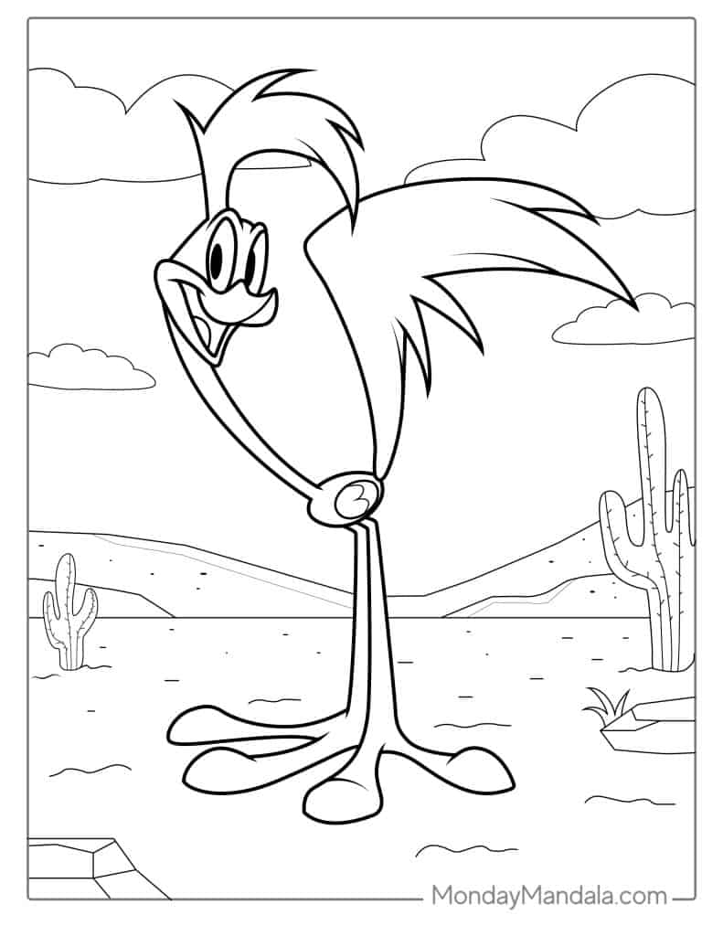 Looney tunes coloring pages free pdf printables