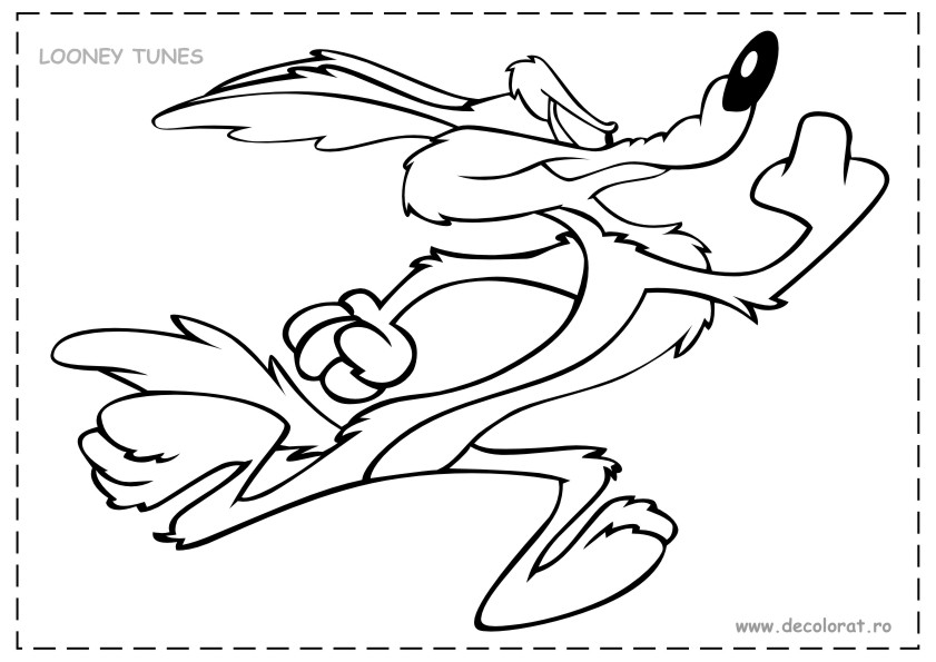 Road runner and wile e coyote cartoons â free printable coloring pages
