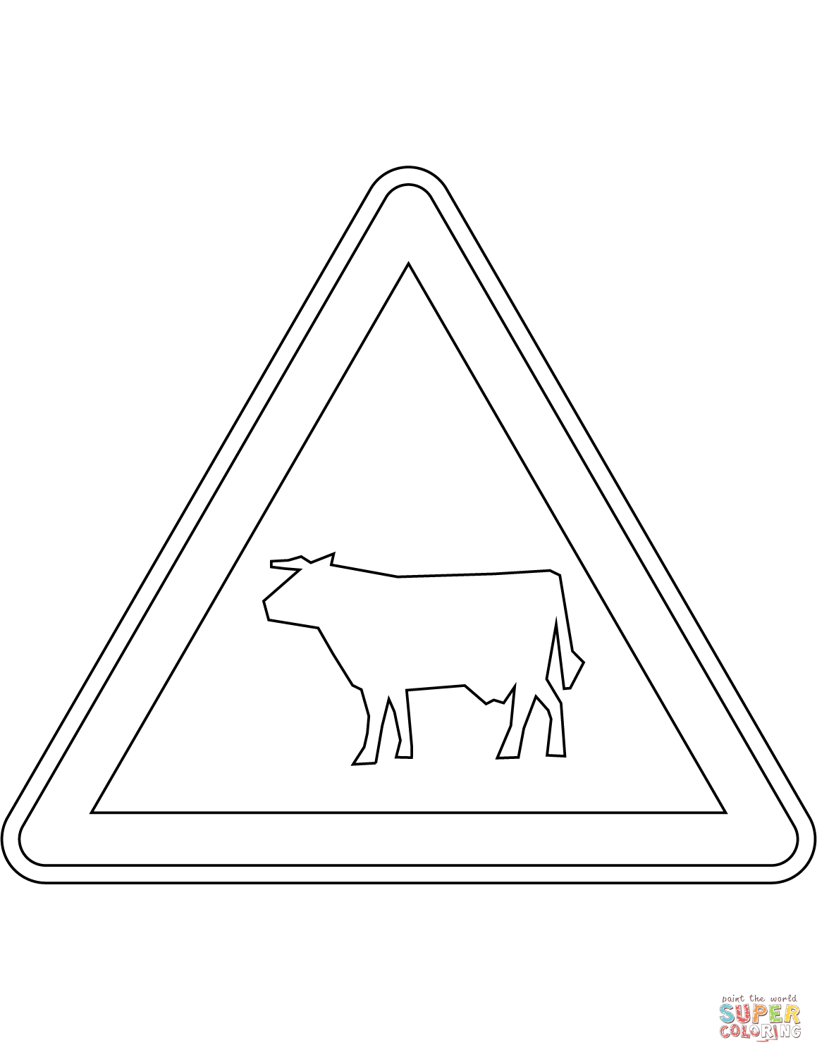 Domestic animals sign in france coloring page free printable coloring pages