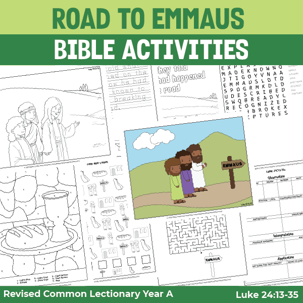 The road to emmaus activity pages