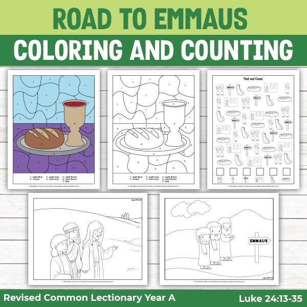 The road to emmaus activity pages