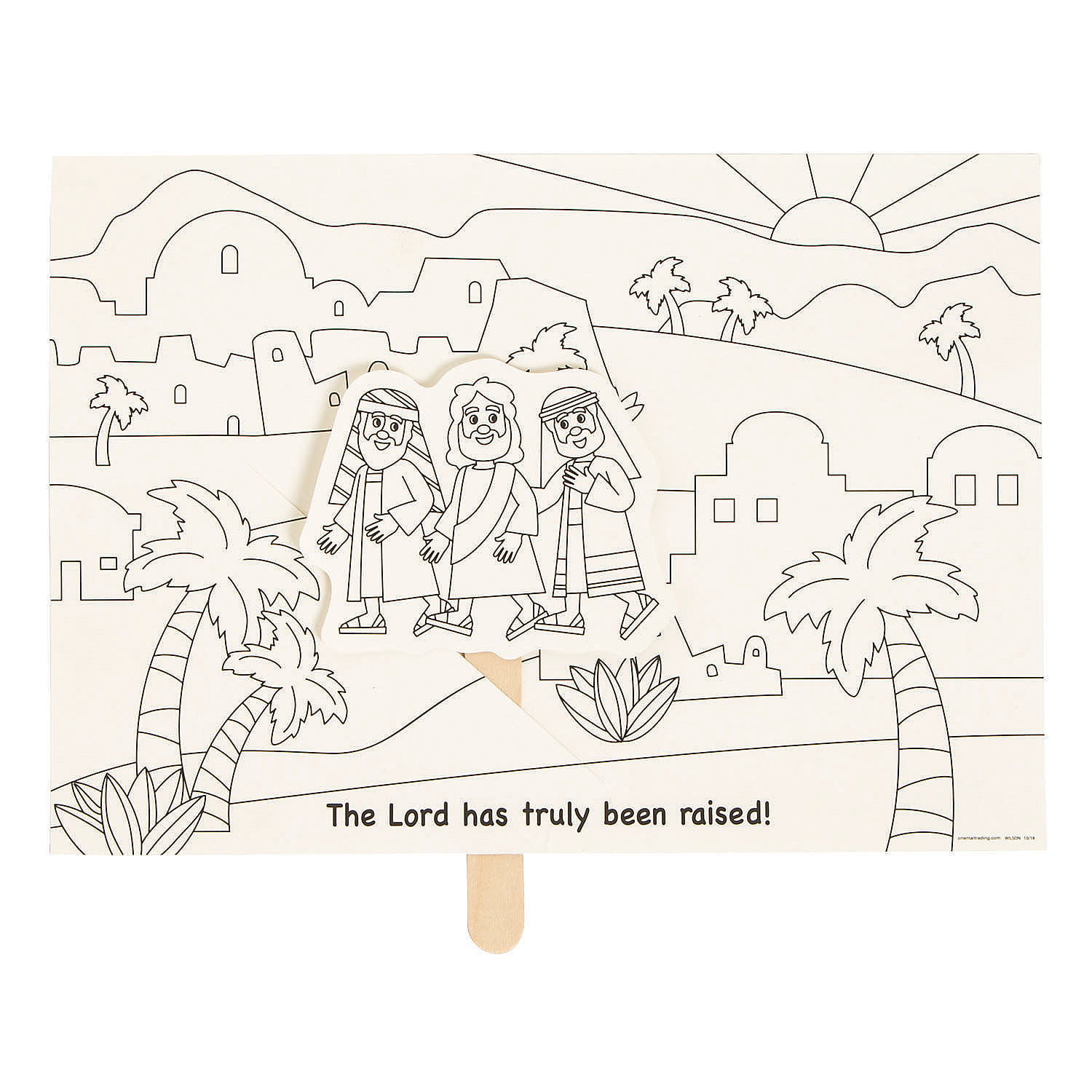 Color your own the road to emmaus craft kit