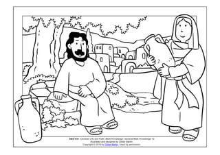 Coloring page cities of the bible the town of sychar ppt