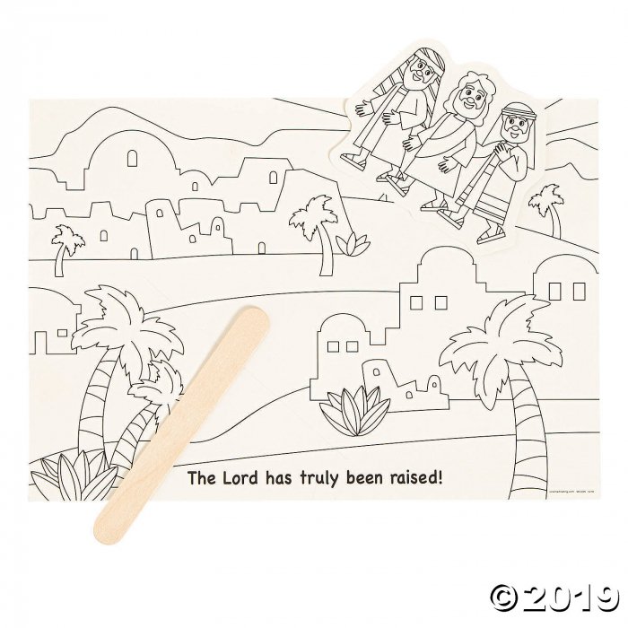 Color your own the road to emmaus pop