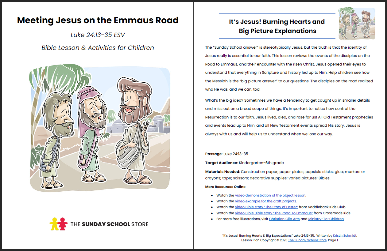 Jesus on the road to emmaus luke