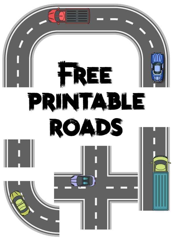 Free printable roads pdf pages