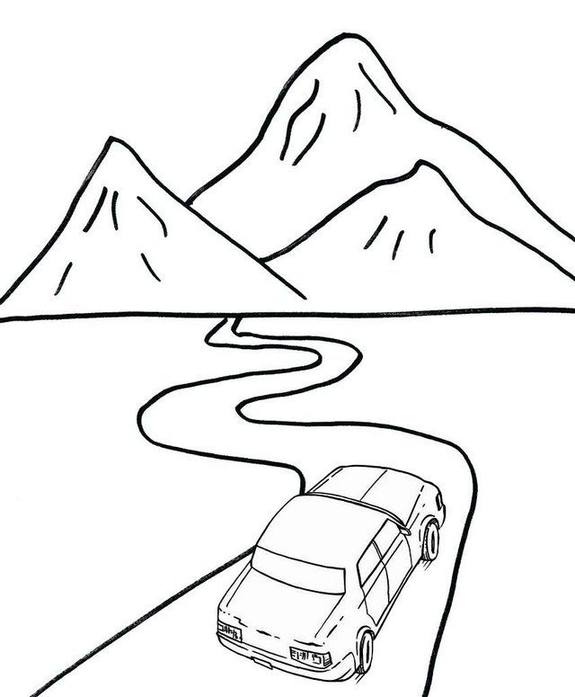 Six stunning road coloring pages coloring pages coloring pages for kids coloring book pages