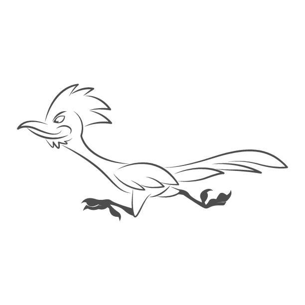 Roadrunner cartoon stock illustrations royalty