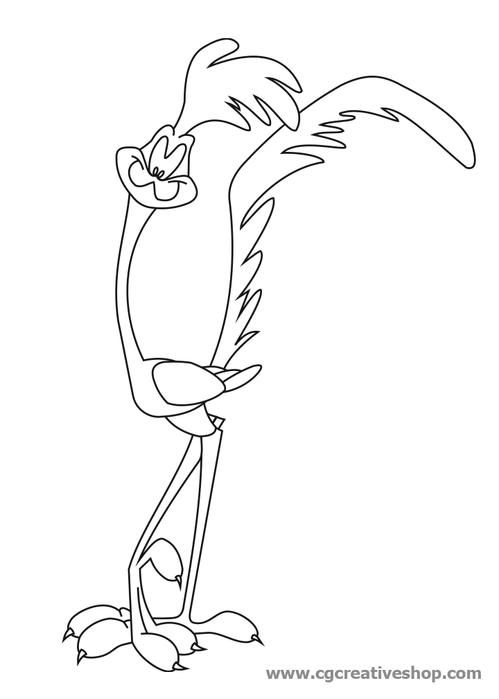 Road runner and wile e coyote cartoons â free printable coloring pages