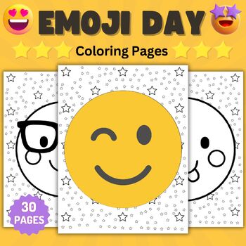 Emoji coloring page tpt