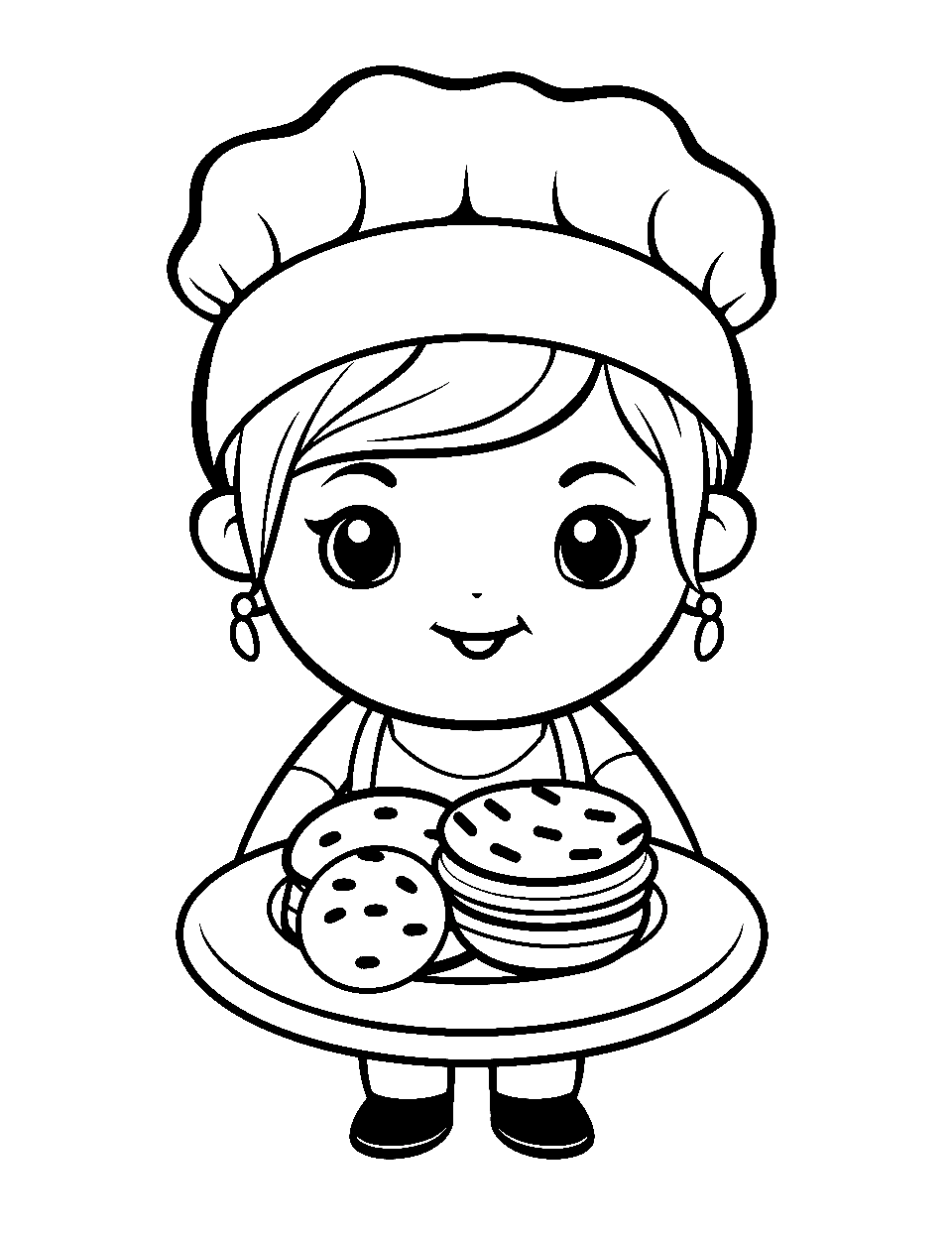 Food coloring pages free printable sheets