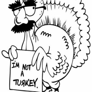 Turkey coloring pages printable for free download