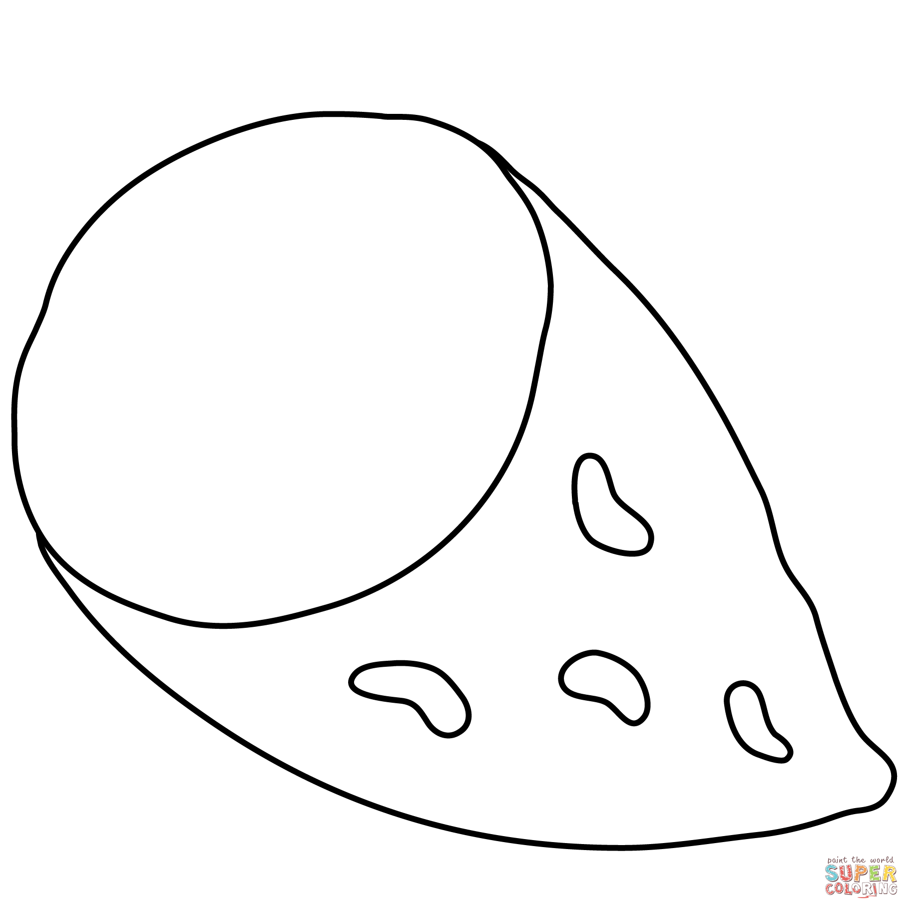 Roasted sweet potato emoji coloring page free printable coloring pages