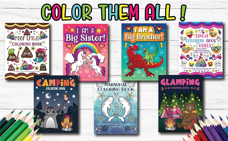 Glamping coloring book cute wildlife scenic glampsites funny camp quotes toasted bon fire smores outdoor glamper activity coloring glamping book spectrum nyx books