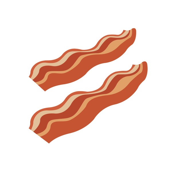 Bacon emoji royalty