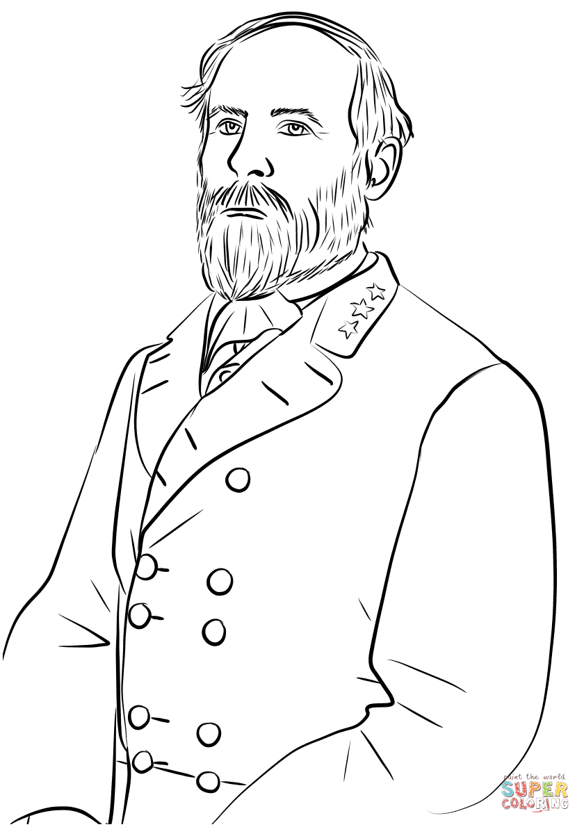 Robert e lee coloring page free printable coloring pages