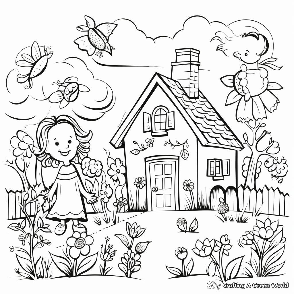 April coloring pages