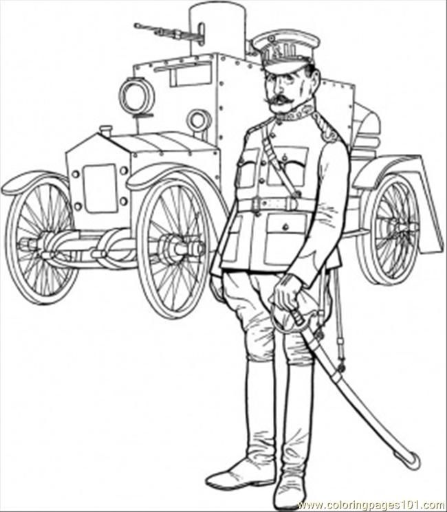 World war coloring pages