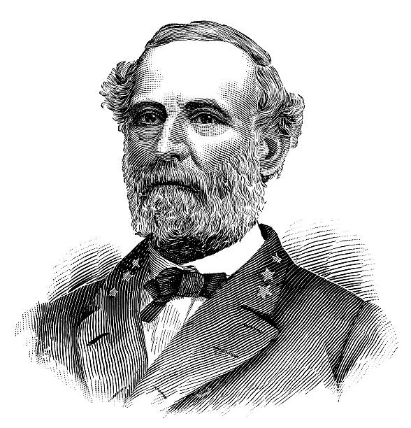 Robert e lee stock illustrations royalty