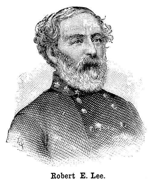 Robert e lee stock illustrations royalty