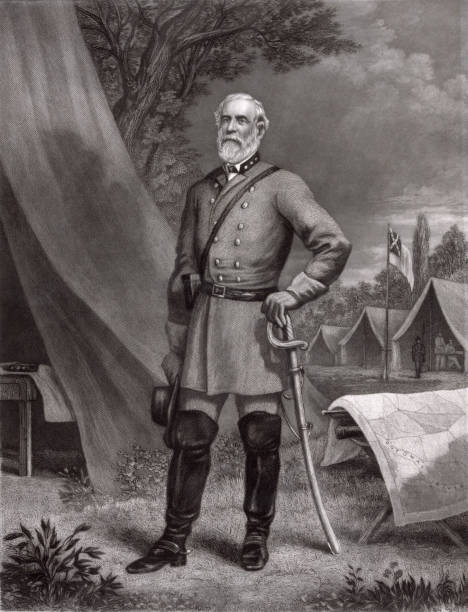 Robert e lee stock illustrations royalty