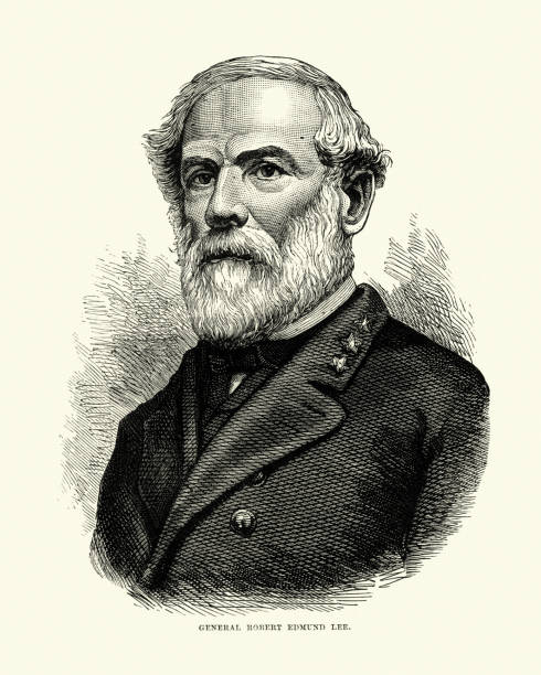 Robert e lee stock illustrations royalty