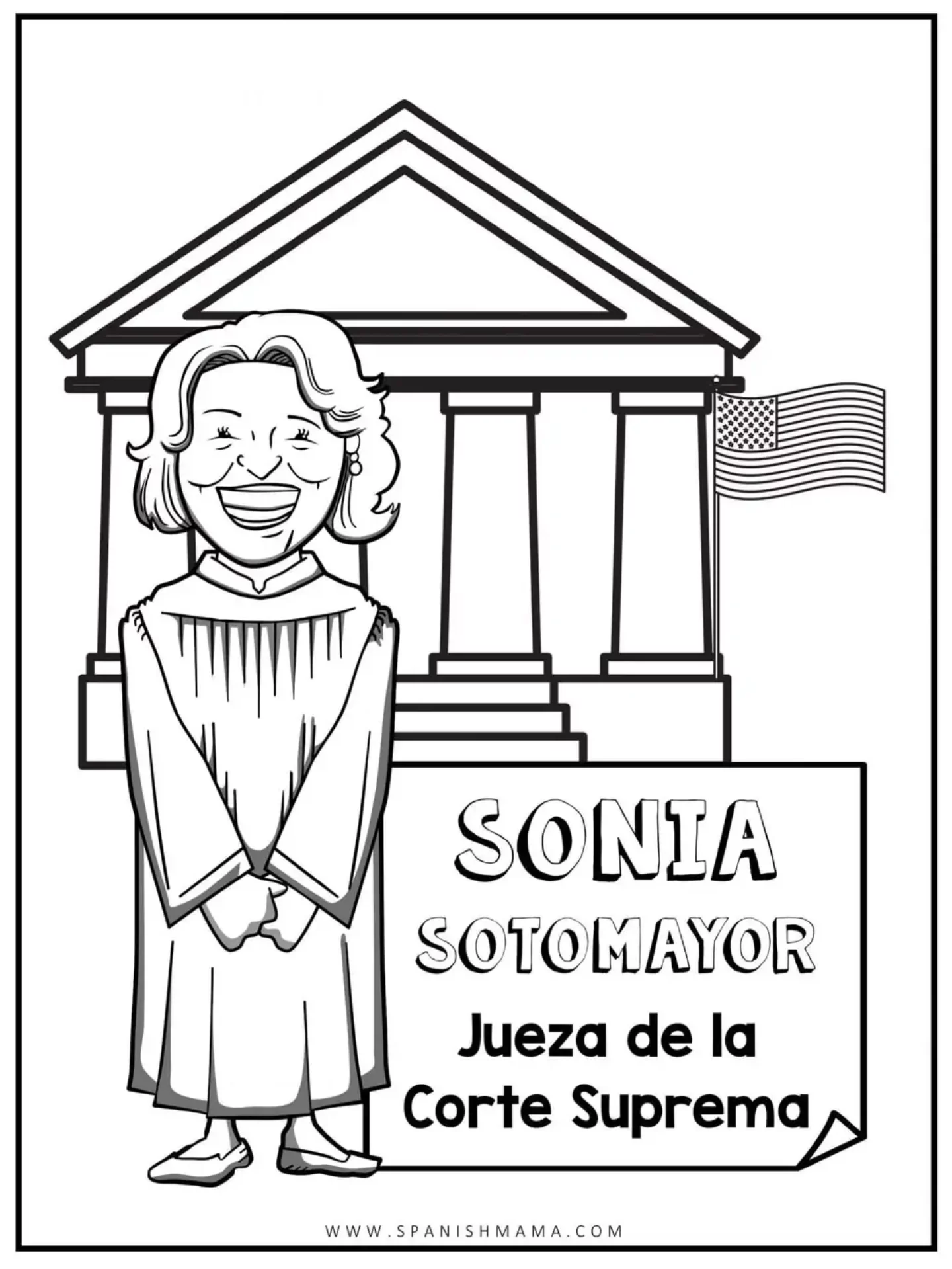 Hispanic heritage month coloring pages